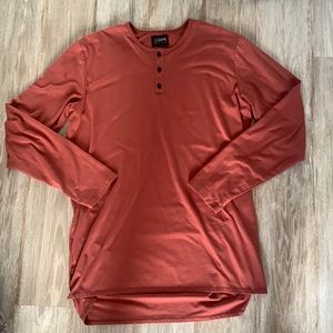 Cuts Clothing Split-Hem L/S Henley